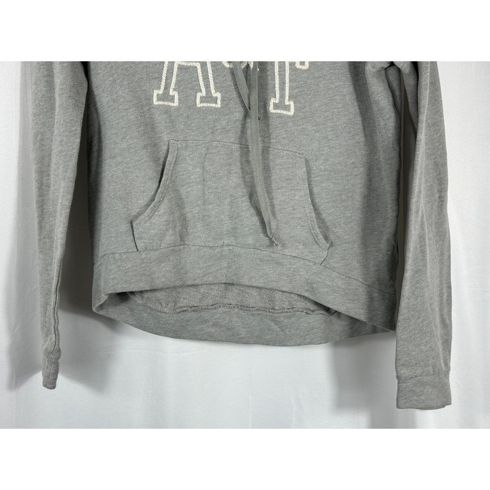 Abercrombie‎ Fitch Gray A&F Logo Hoodie Sweatshirt Size Small Casual Comfort - Picture 3 of 7